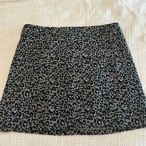 Loft cheetah skirt